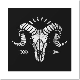 Goat Skull Posters and Art